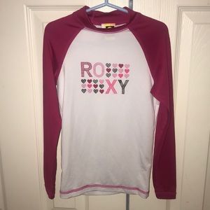 Girls Roxy long sleeve swim shirt